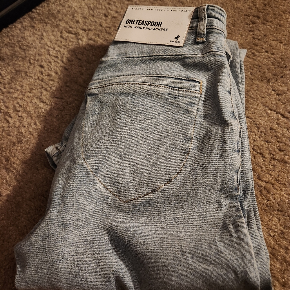 One Teaspoon High Waist Preachers Jeans Size 30